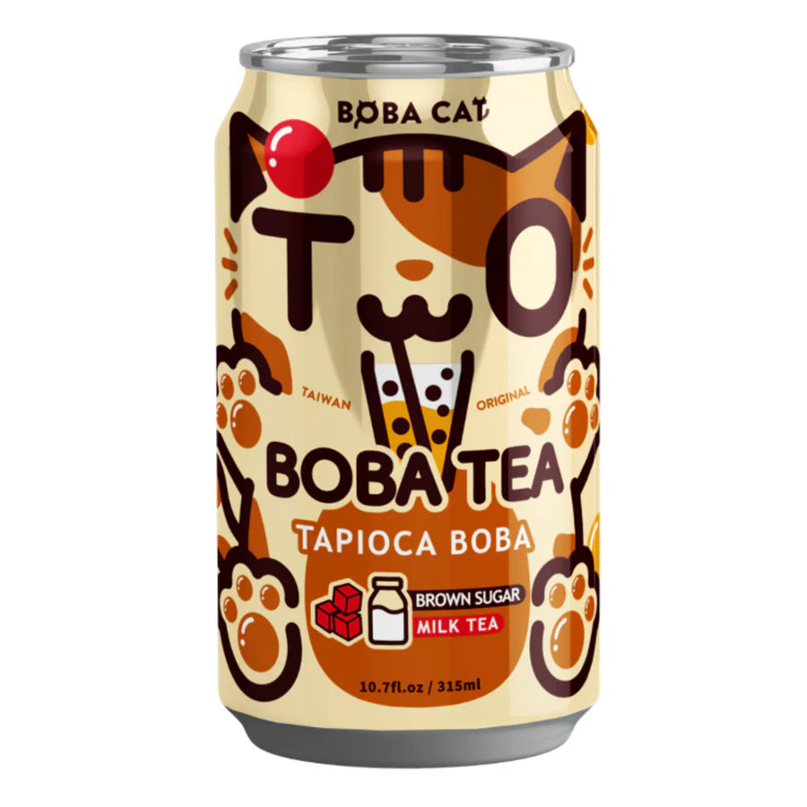 BOBA Cat - Tapioca BoBa Brown Sugar Milk Tea 315ml