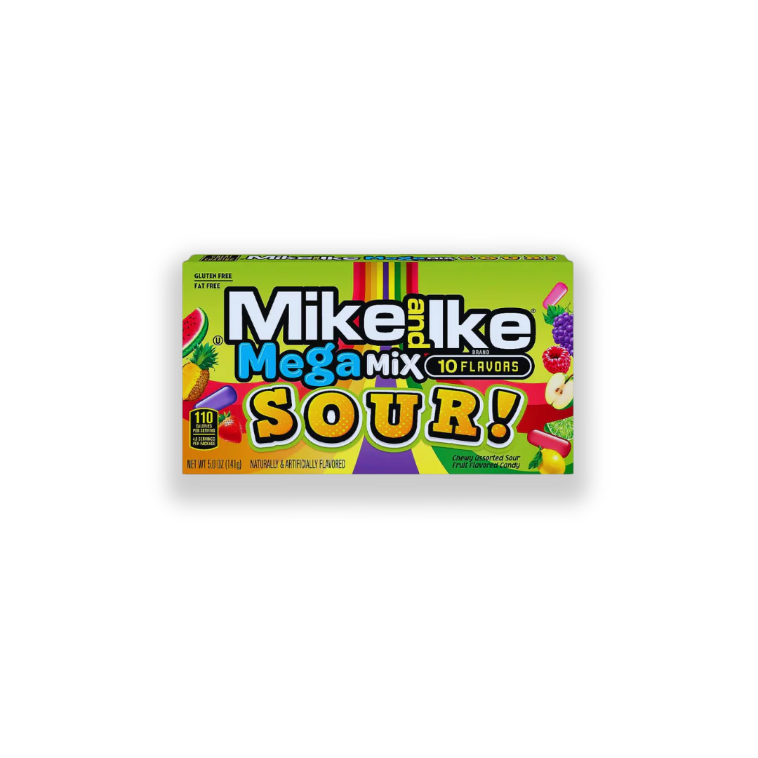 MikeAndIke MegaMix Sour! 120g MHD: 10/2025