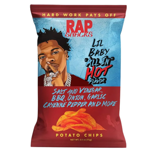 Rap Snacks Lil Baby All In Hot Chips 71g