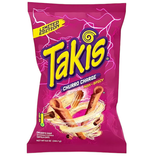 Takis Churro Charge Non - Spicy 280,7g  MHD: 29.09.2025